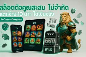 สล็อตตัวคูณสะสม ไม่จำกัด